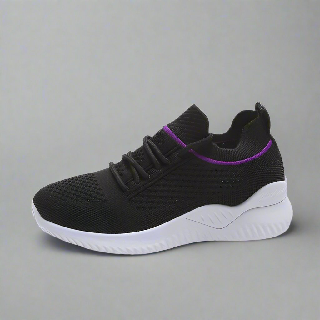 Levoire | Chaussures Ergonomiques De Soignant Avec Repose-Pied Noir