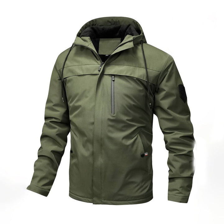 Levoire | Veste À Capuche En Polaire Chaude À Manches Longues Vert