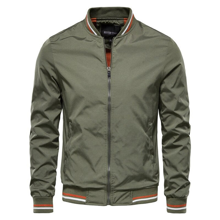 Levoire | Veste Bomber Élégante Pour Hommes Vert