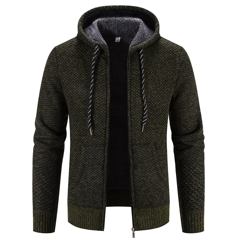 Levoire | Pull Torsadé Élégant Vert olive
