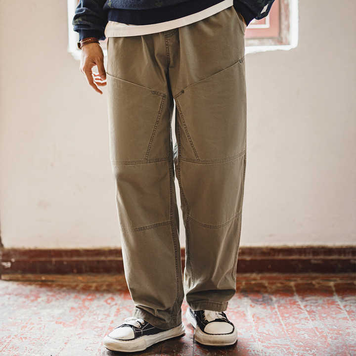 Levoire | Salopette Vintage Avec Grandes Poches Et Taille Élastique