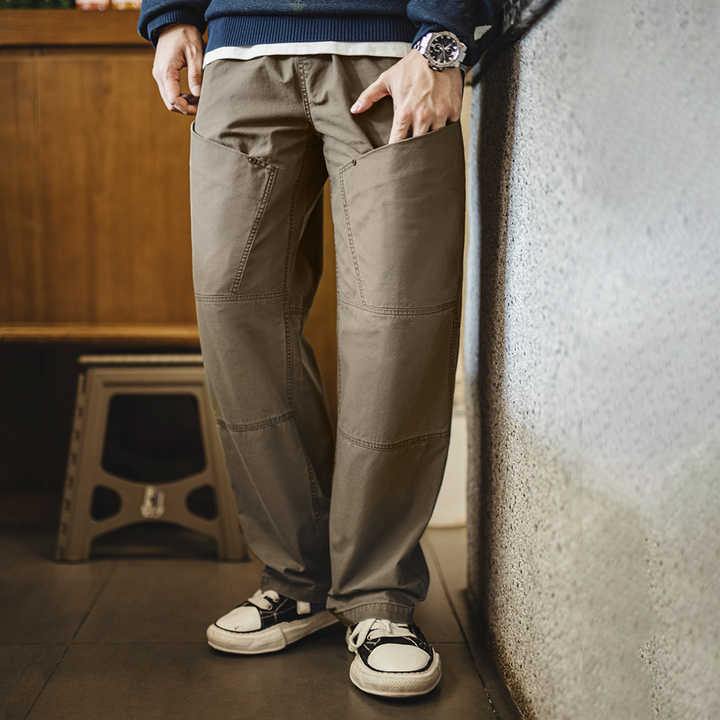 Levoire | Salopette Vintage Avec Grandes Poches Et Taille Élastique