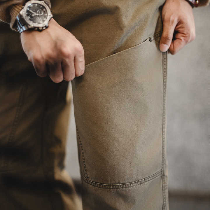 Levoire | Salopette Vintage Avec Grandes Poches Et Taille Élastique