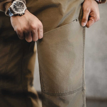 Levoire | Salopette Vintage Avec Grandes Poches Et Taille Élastique