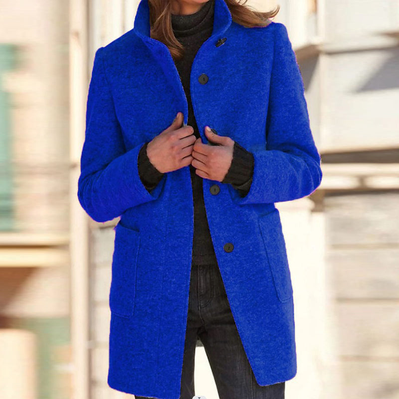 Åse - Manteau d'hiver plus chaud et moderne Bleu foncé