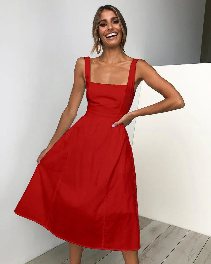 Levoire | Robe De Soirée Unie Rot