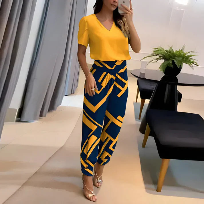 Levoire | Ensemble De Vêtements Pour Femmes Jaune