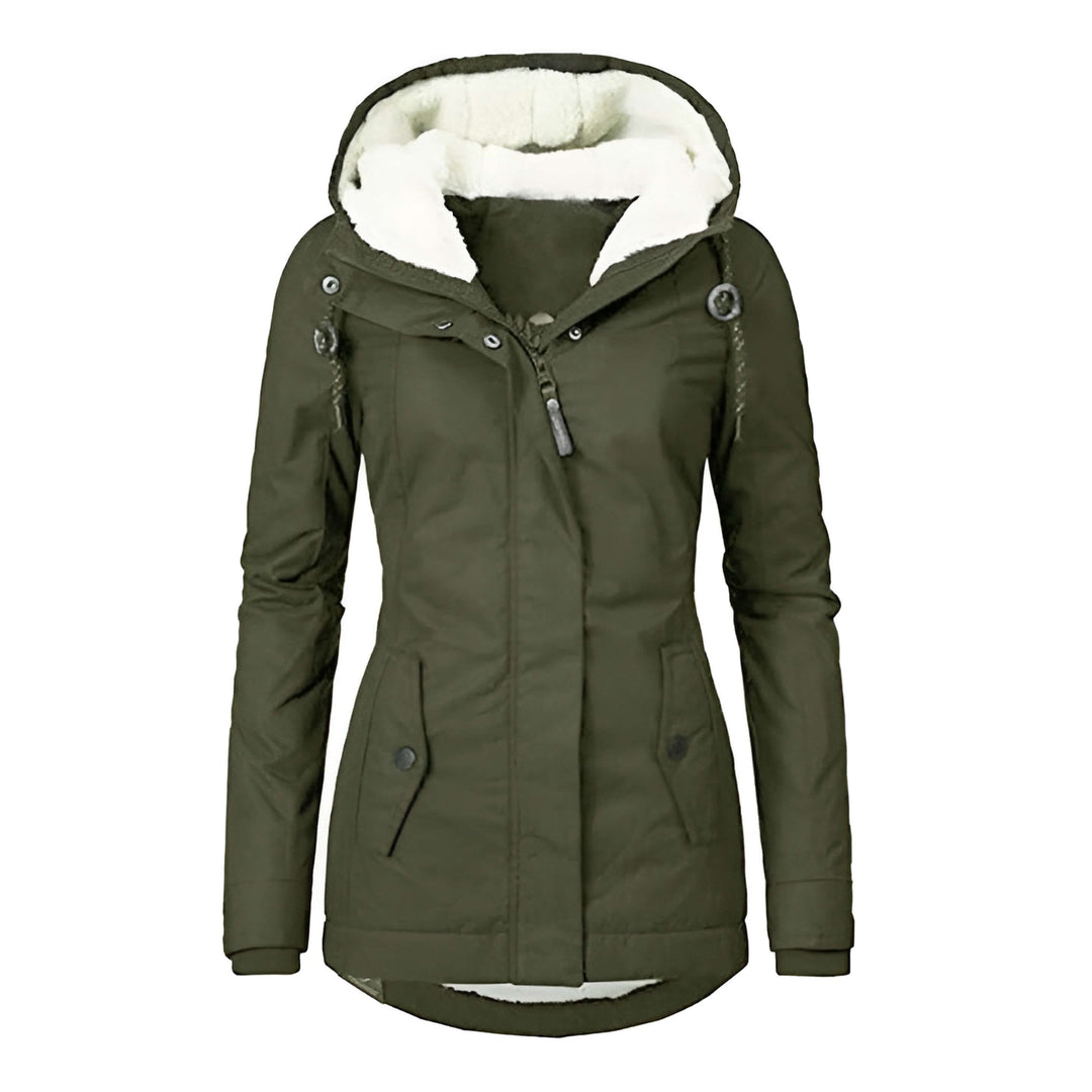 Levoire | Veste De Pluie Femme Avec Capuche Vert