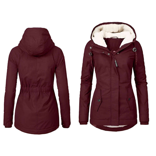 Levoire | Veste Satinée Avec Capuche Pour Femmes