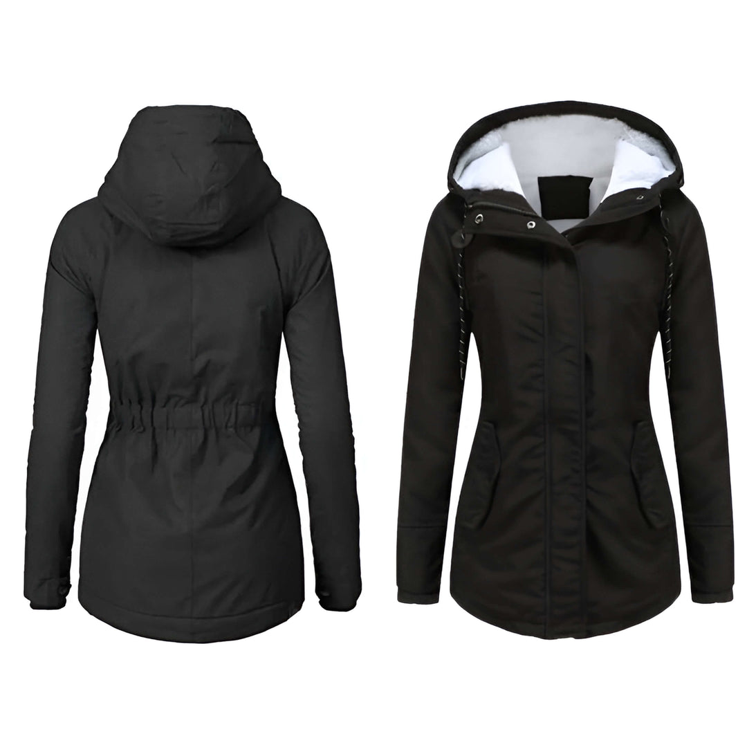 Levoire | Veste Satinée Avec Capuche Pour Femmes