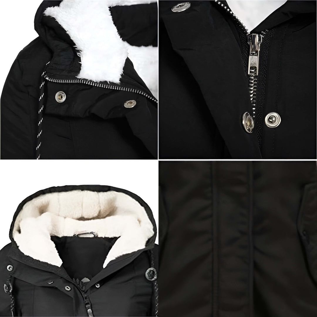 Levoire | Veste Satinée Avec Capuche Pour Femmes