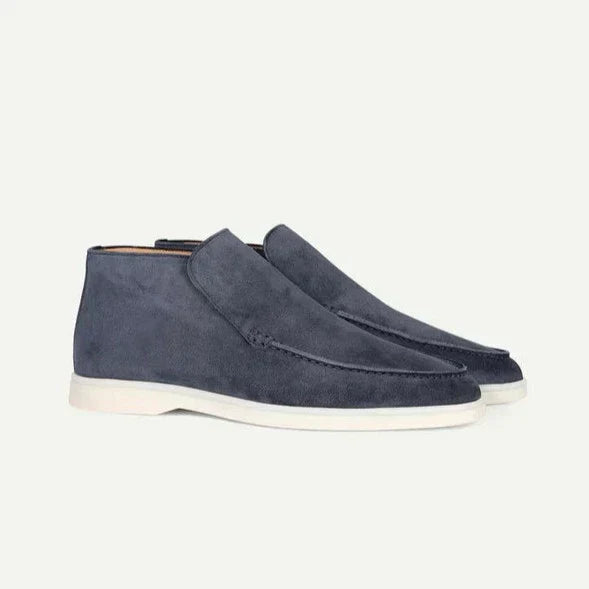 Levoire | Chukka En Suède Gris bleu