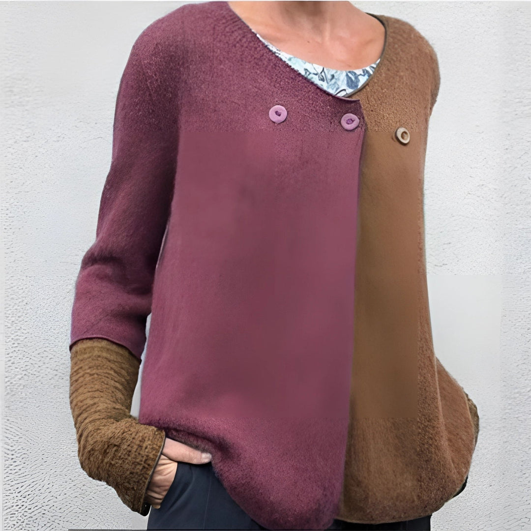 Levoire | Pull En Laine À Col Rond À Manches Longues Braun