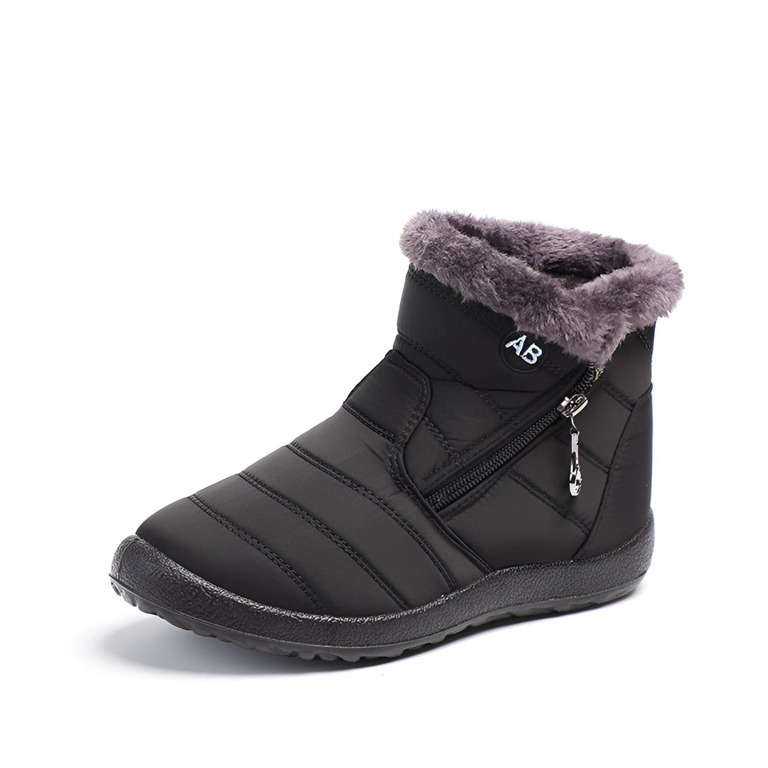 Levoire | Chaussures Imperméables Lisses Avec Fermeture Éclair Noir