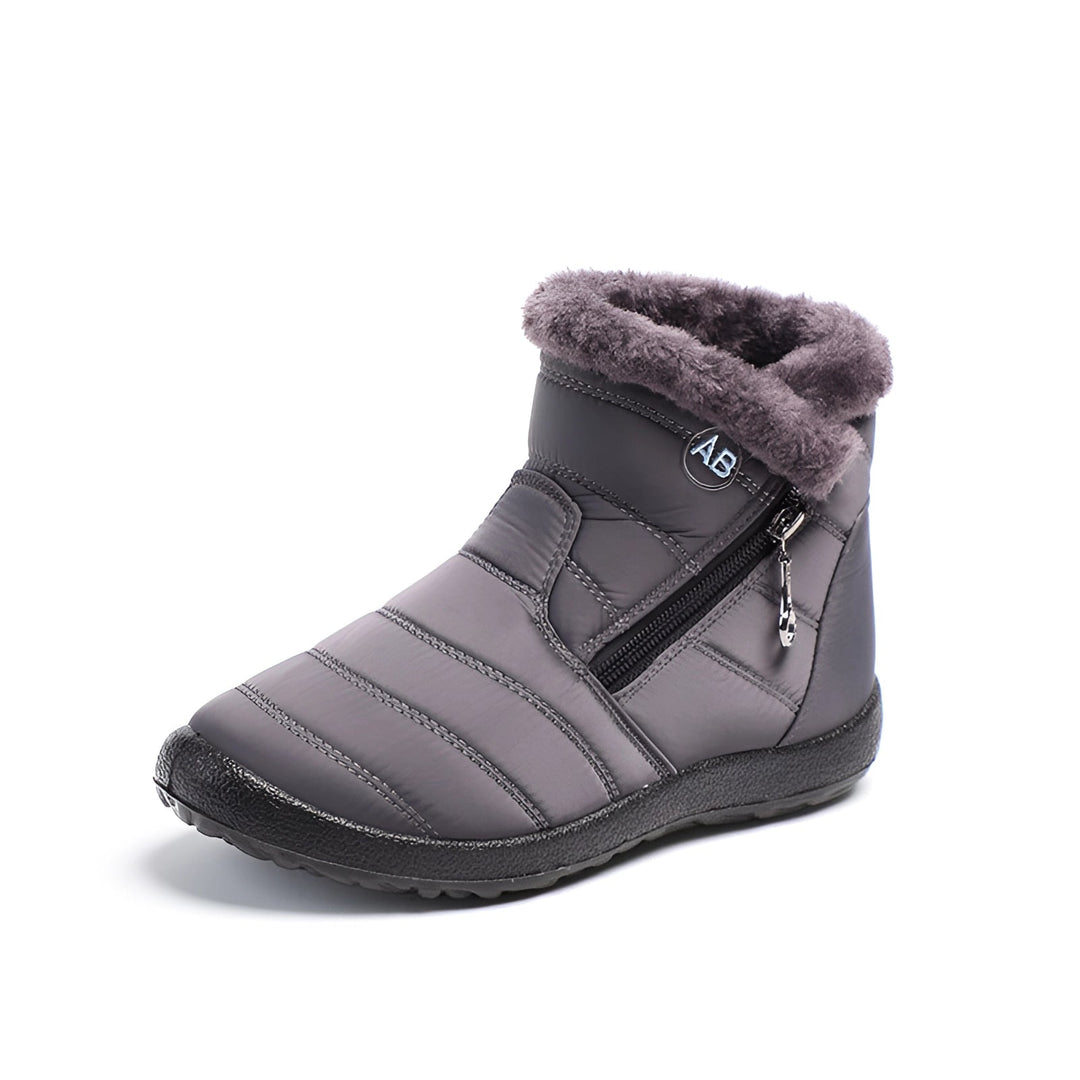 Levoire | Chaussures Imperméables Lisses Avec Fermeture Éclair Gris