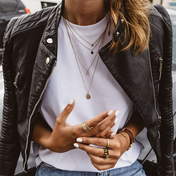 Levoire | Veste En Cuir Biker Femme