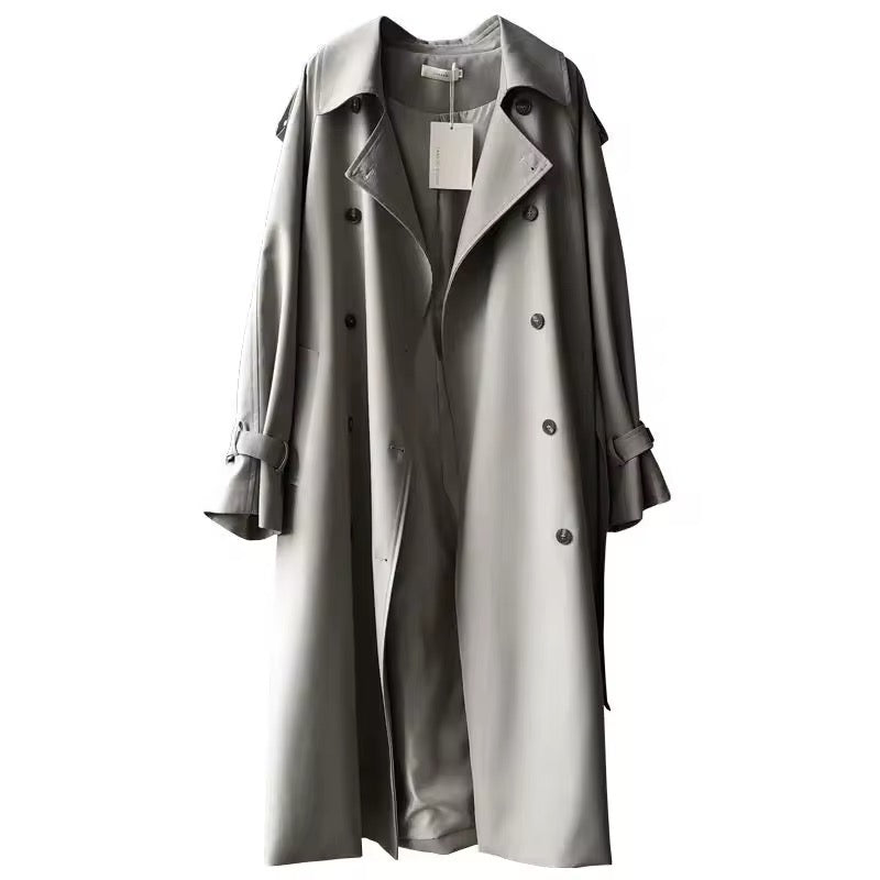 Levoire | Trench-Coat Classique Pour Femmes Gris