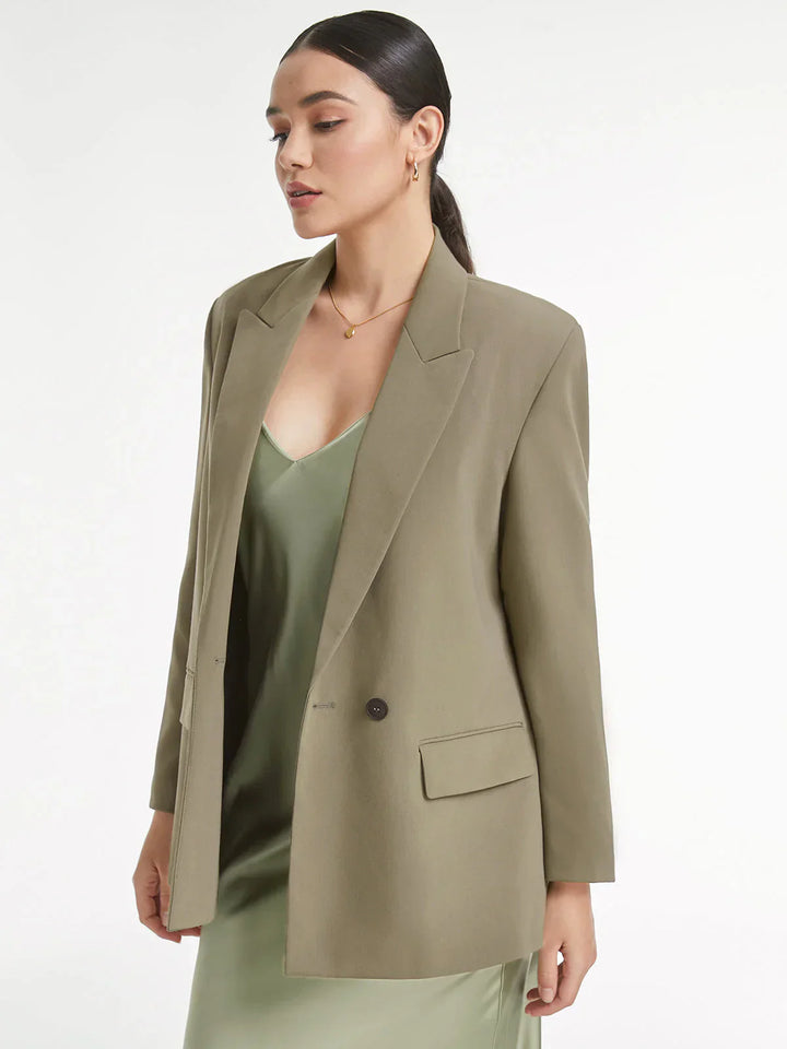 Levoire | Blazer Tricoté Col En Dentelle