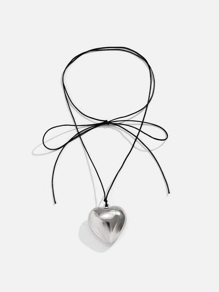 Levoire | Collier Avec Pendentif En Forme De Cœur Argent