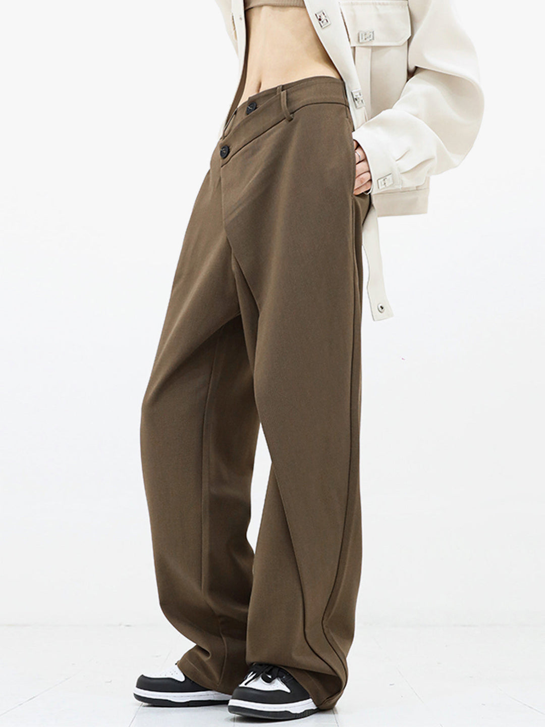Levoire | Pantalon Large Asymétrique