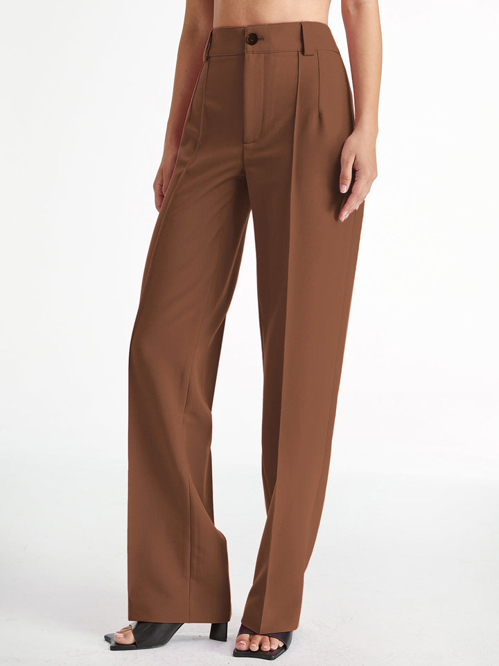 Levoire | Pantalon Taille Haute À Pinces
