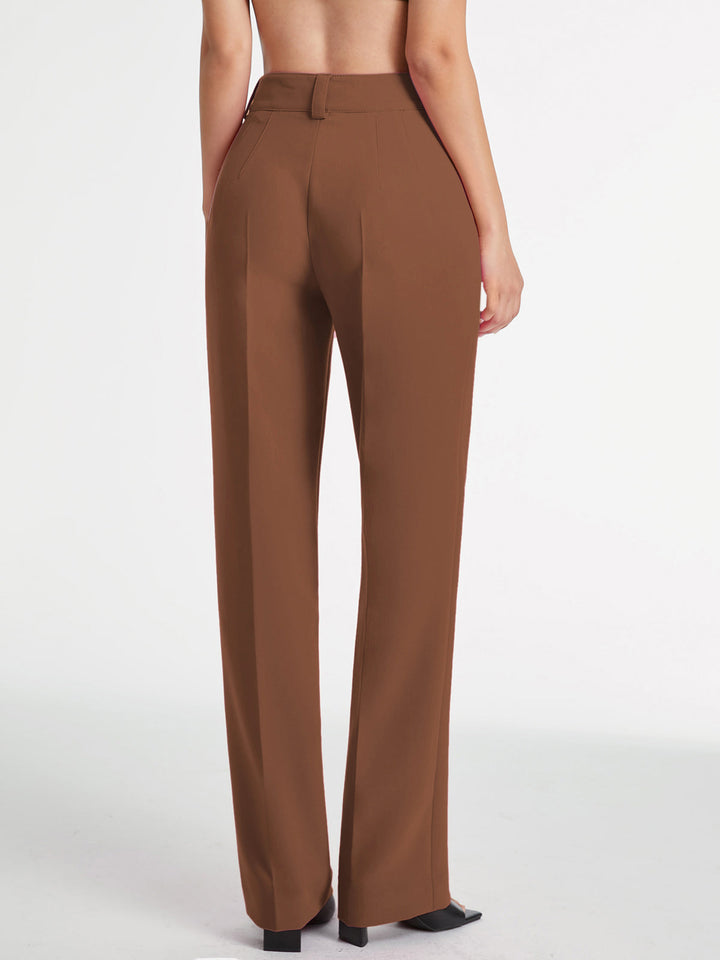 Levoire | Pantalon Taille Haute À Pinces
