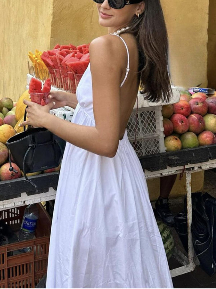 Levoire | Robe Midi Femme En Lin Respirante & Élégante