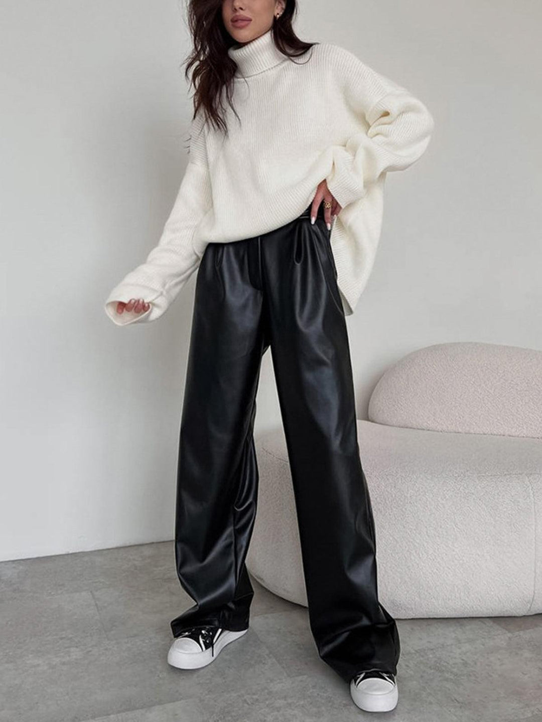 Levoire | Femmes Leggings En Simili Cuir Élégants Et Confortables