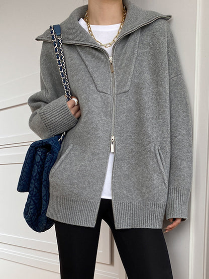 Levoire | Pull à col Gris