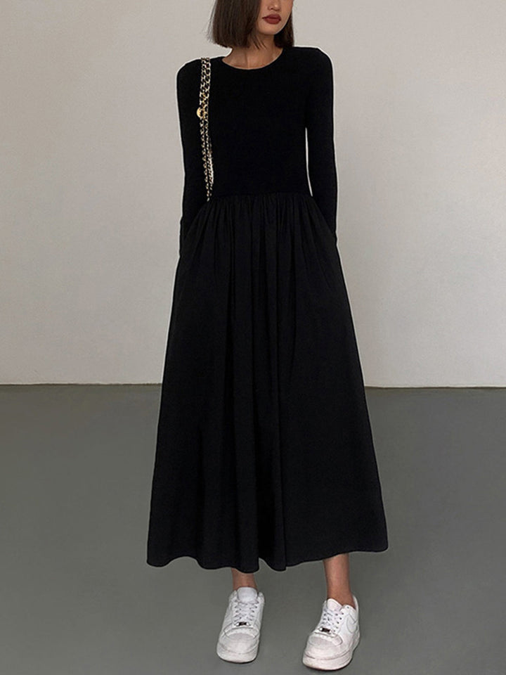 Levoire | Robe À Manches Longues Avec Poches Noir S