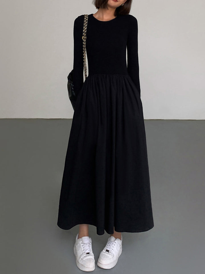 Levoire | Robe À Manches Longues Avec Poches Noir M