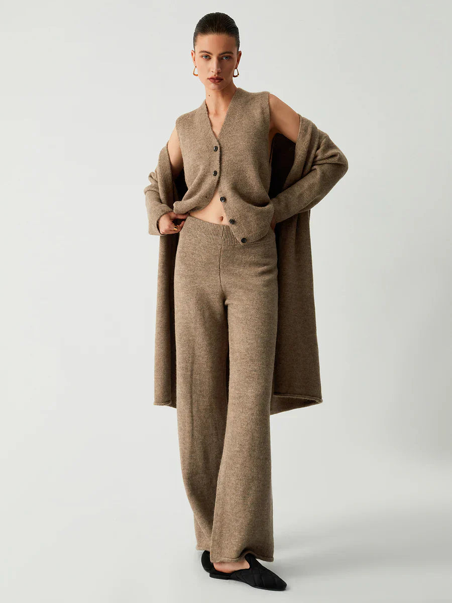Levoire | Pull-Over À Capuche Long Ensemble Trois Pièces