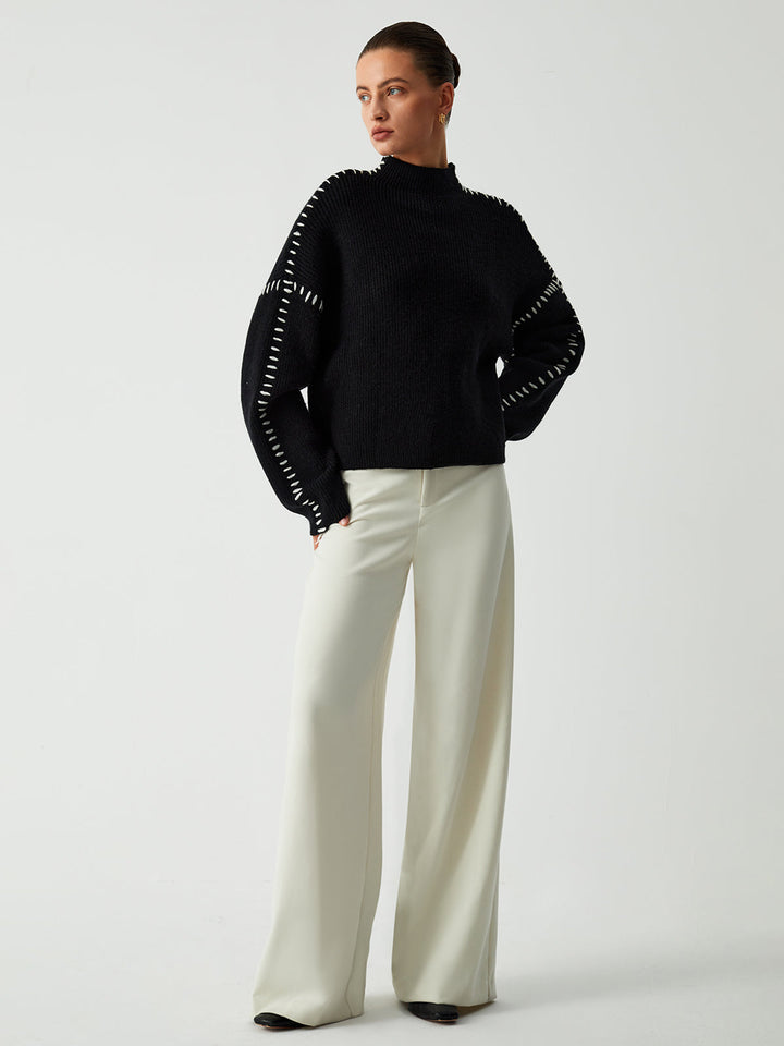 Levoire | Chic Détail En Tricot Pulls En Laine