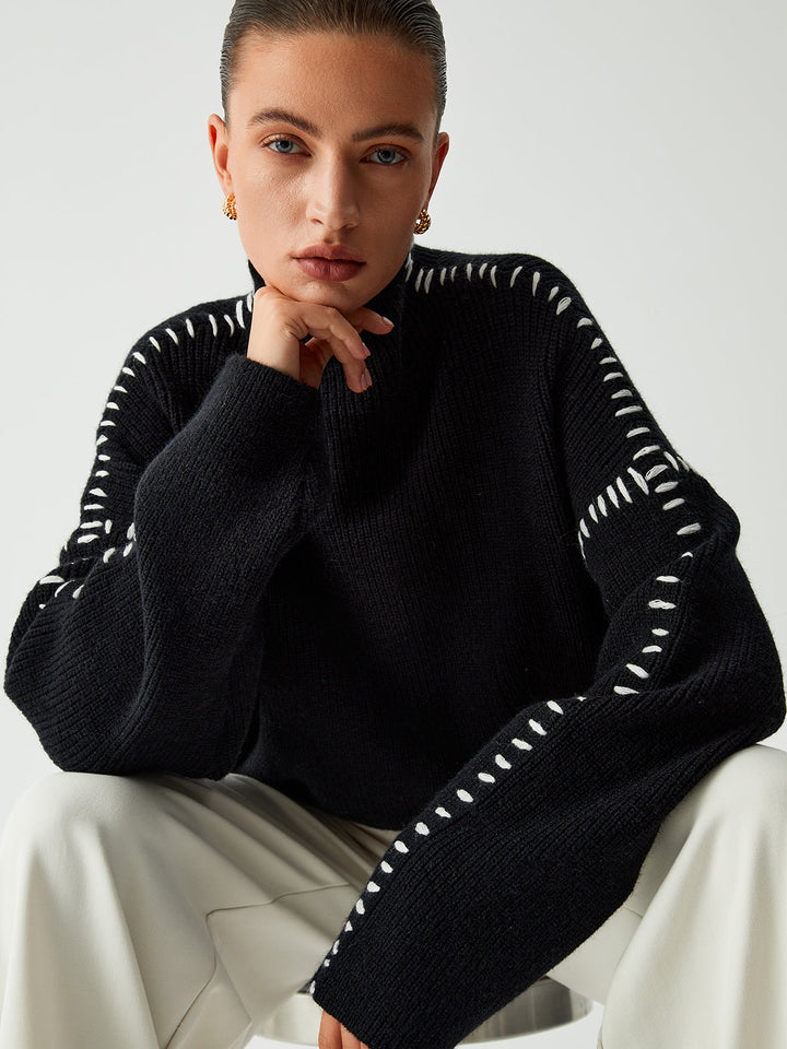 Levoire | Chic Détail En Tricot Pulls En Laine