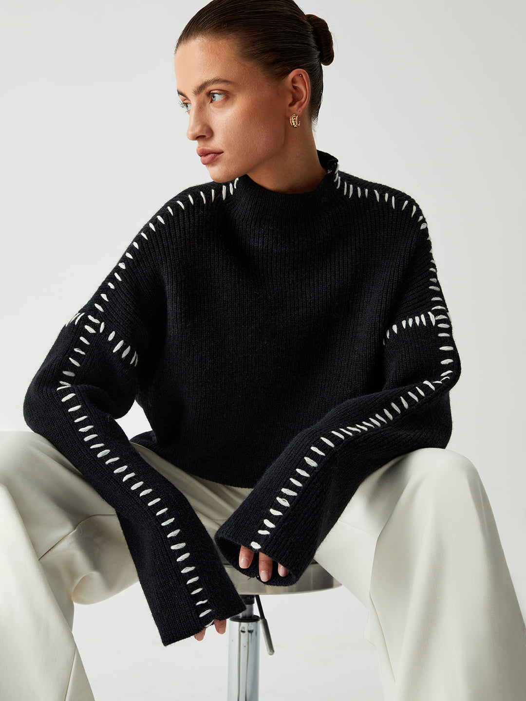 Levoire | Chic Détail En Tricot Pulls En Laine