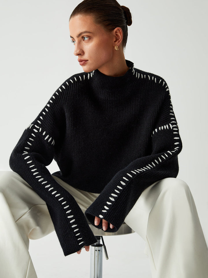 Levoire | Chic Détail En Tricot Pulls En Laine