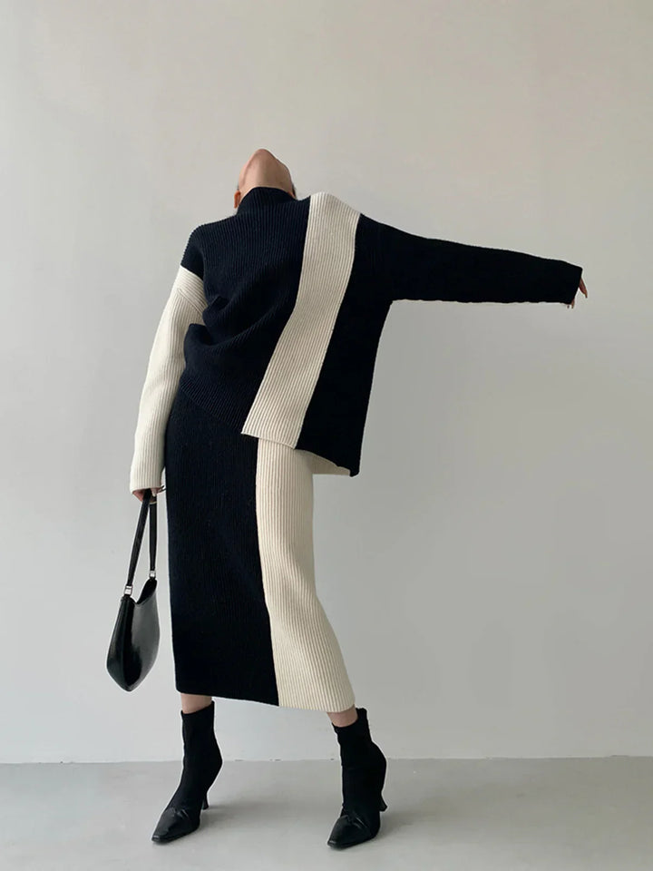 Levoire | Ensemble Jupe Tricot À Deux Pièces