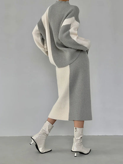 Levoire | Ensemble Jupe Tricot À Deux Pièces