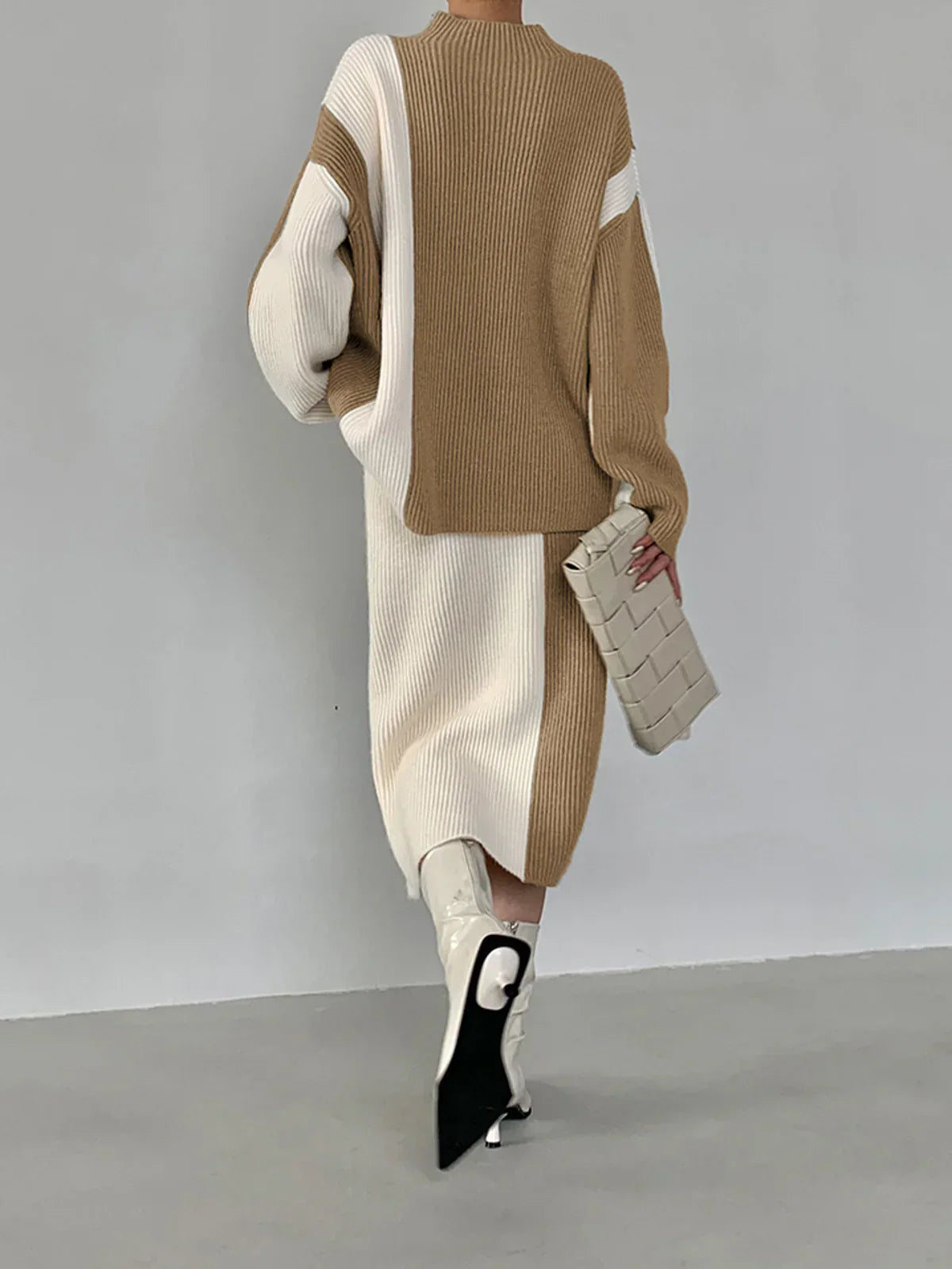 Levoire | Ensemble Jupe Tricot À Deux Pièces