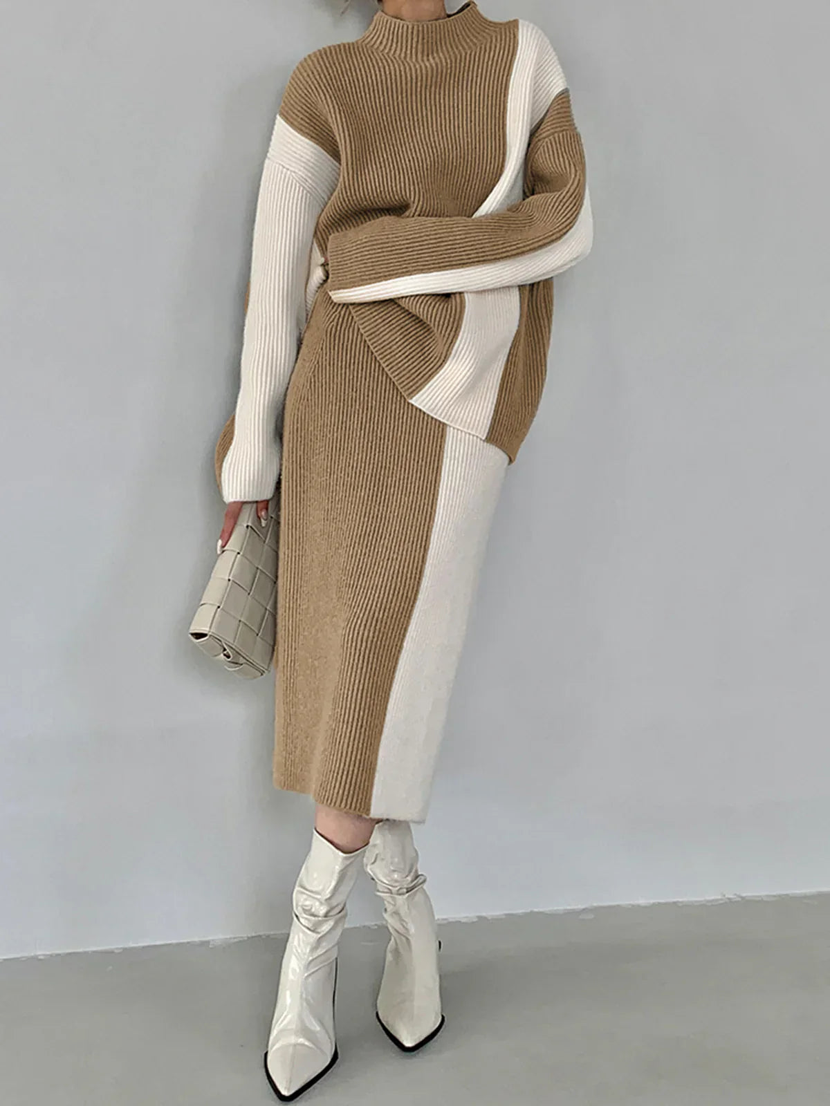 Levoire | Ensemble Jupe Tricot À Deux Pièces