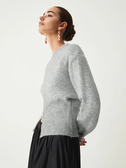 Levoire | Pull Fuzzy Élégant À Demi-Fermeture Éclair
