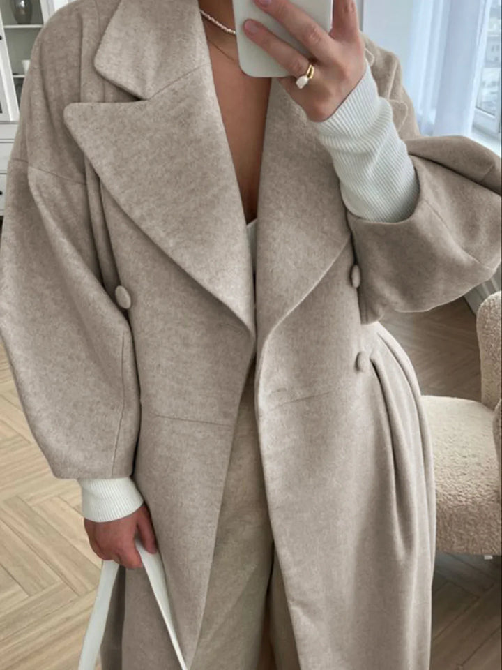 Levoire | Paris Manteau Trench Inversé Gris