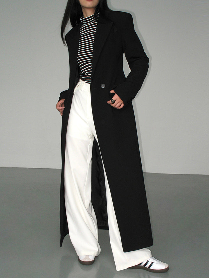 Levoire | Trench-Coat Plus Long Noir