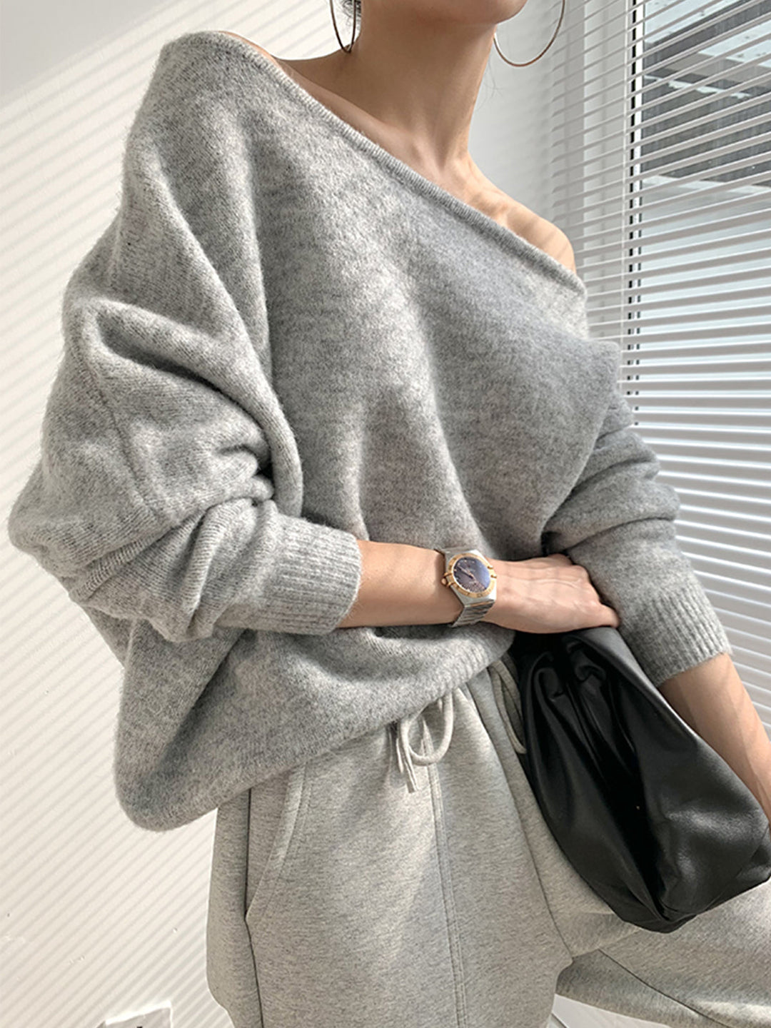 Levoire | Pull Asymétrique Avec Une Épaule