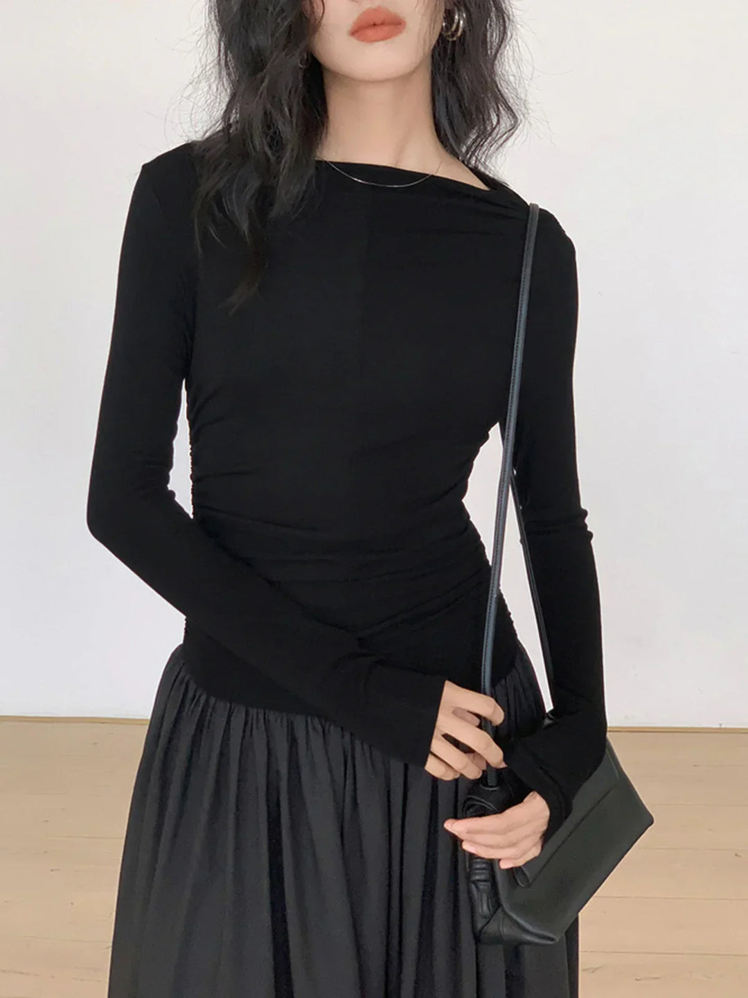 Levoire | Robe Midi À Manches Longues En Tricot Patchwork