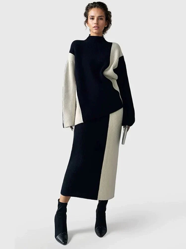 Levoire | Ensemble Jupe Tricot À Deux Pièces