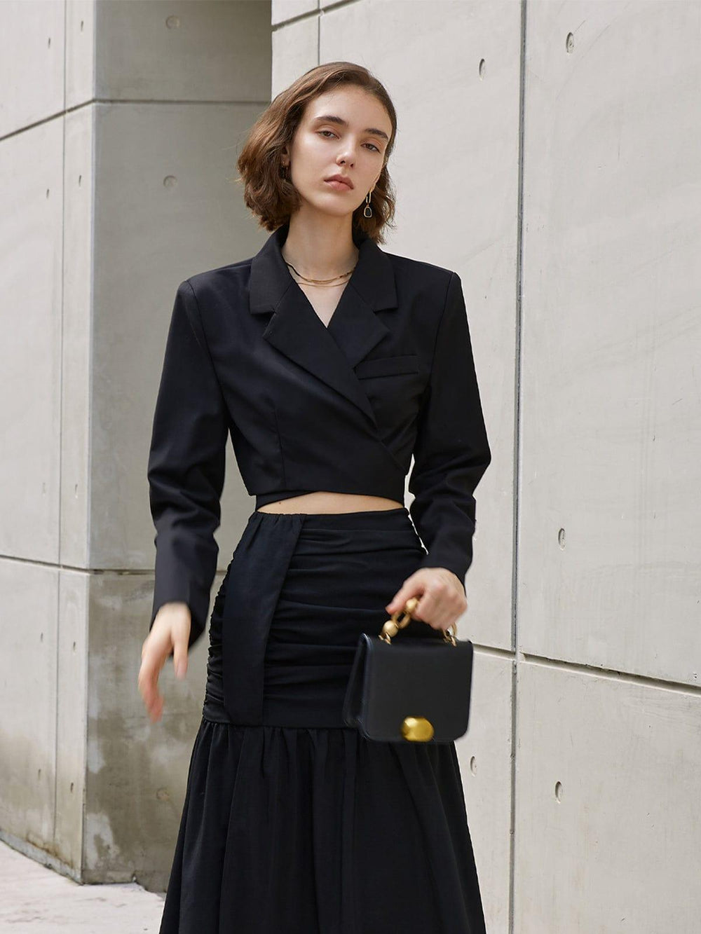 Levoire | Blazer Court Avec Design Ajusté Pour Femmes
