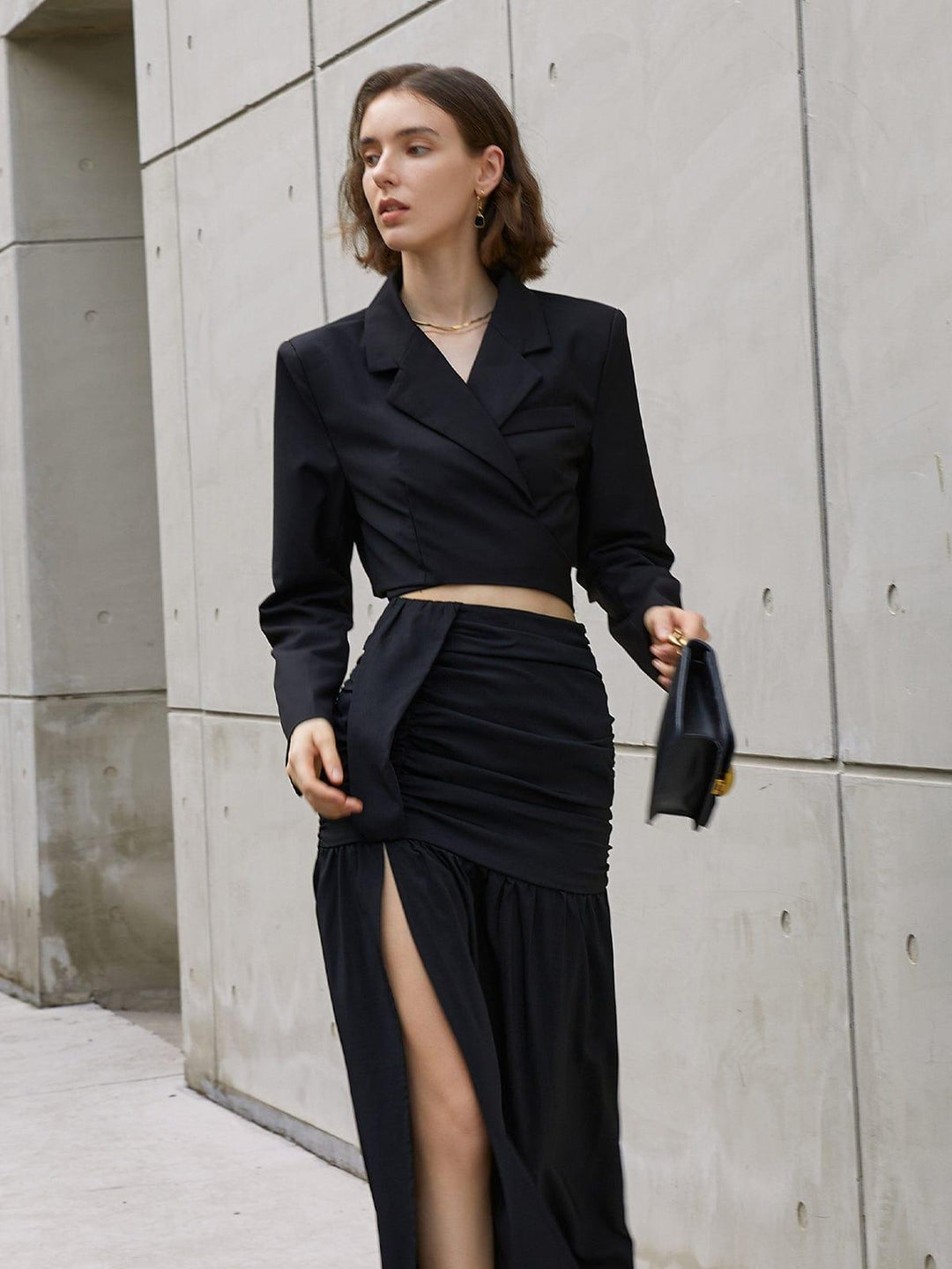 Levoire | Blazer Court Avec Design Ajusté Pour Femmes