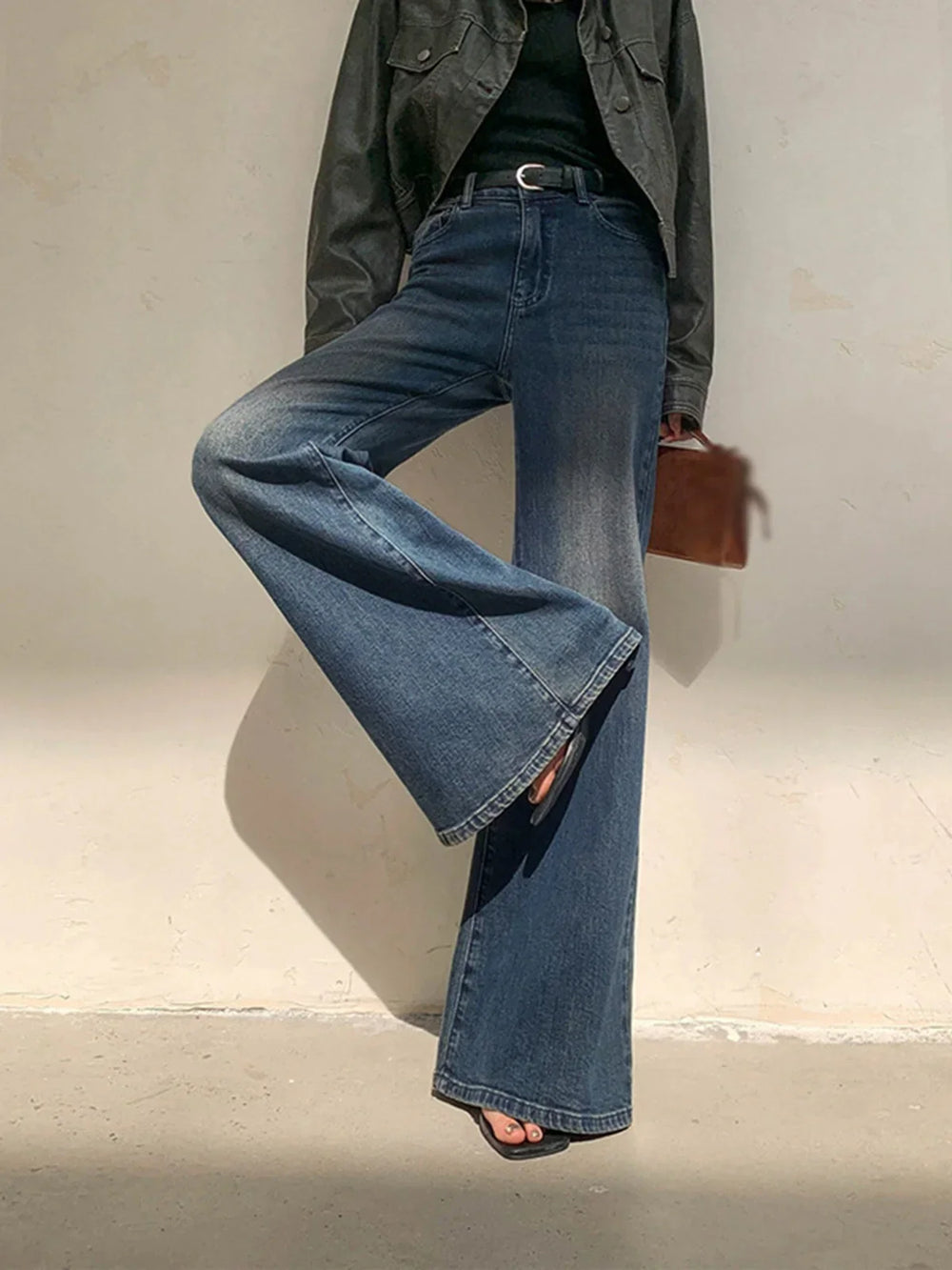 Levoire | Denim Pesticides Grandes Jambes Jeans