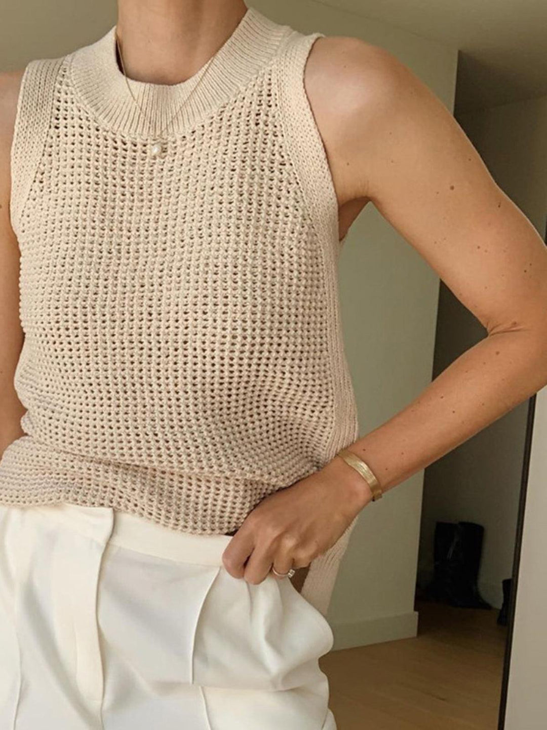 Levoire | Débardeur En Maille Pour Femmes